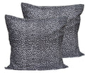 Accessorize 2 Pce LEOPARD European Pillowcase V442-HIN-PILLOWC-LEOPARD-BLACK-EU