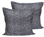 Accessorize 2 Pce LEOPARD European Pillowcase V442-HIN-PILLOWC-LEOPARD-BLACK-EU