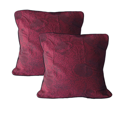 Accessorize Pair of Trudie Lace European Pillowcases Pink V442-HIN-PILLOWC-PAIROFTRUDIE-PINK-EU