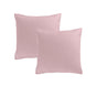 Accessorize Pair of Waffle Blush Cotton European Pillowcases V442-HIN-PILLOWC-WAFFLECOTTON-BLUSH-EU