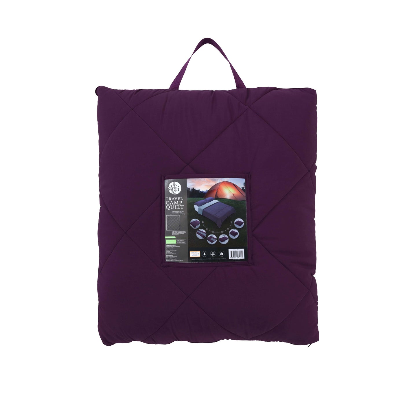 Accessorize Camp Quilt Purple V442-HIN-QUILT-CAMP-PURPLE-RE