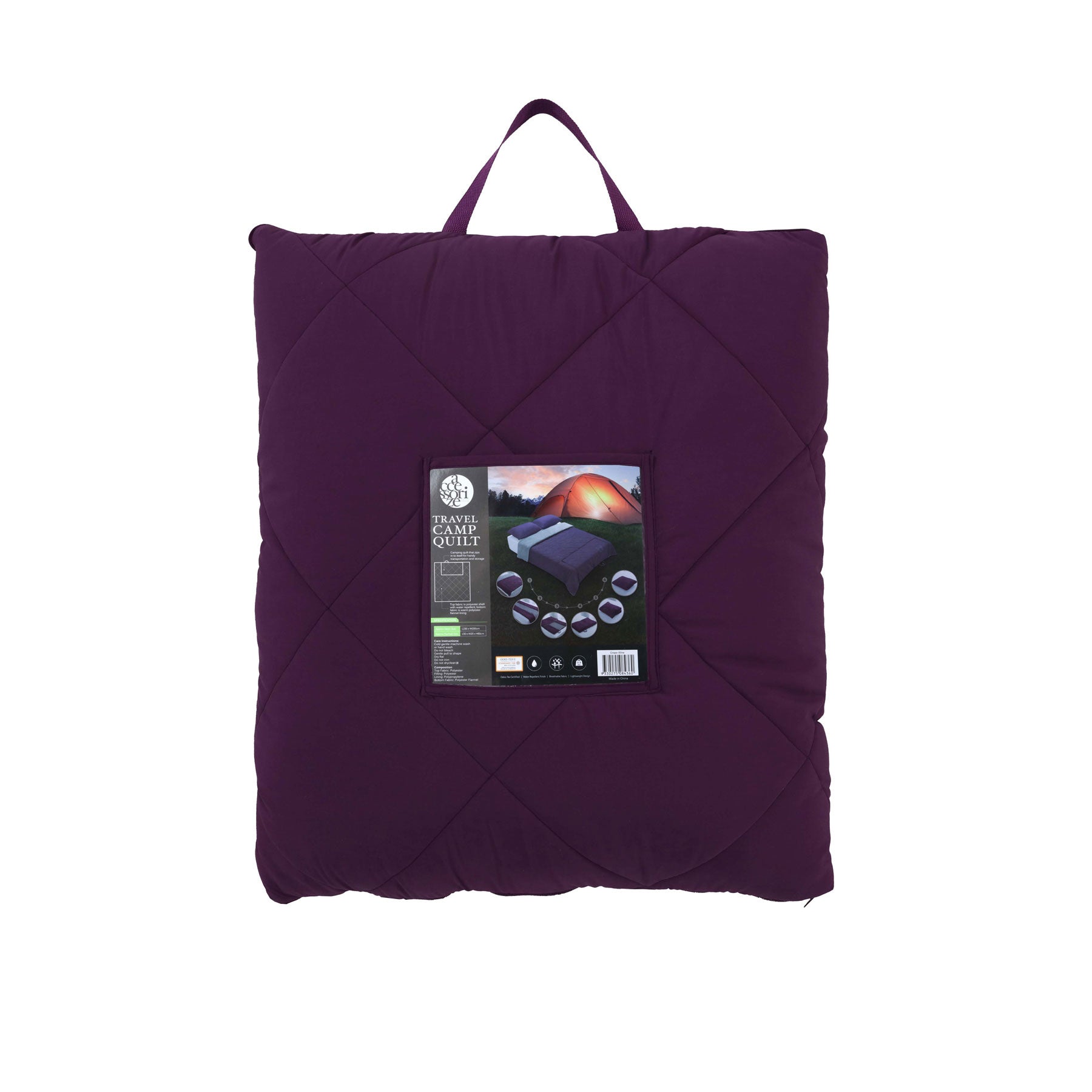 Accessorize Camp Quilt Purple V442-HIN-QUILT-CAMP-PURPLE-RE