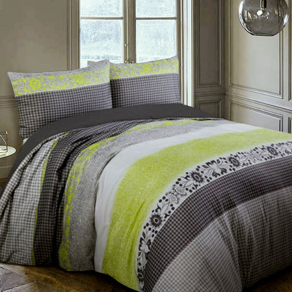 Big Sleep Ali Neon Quilt Cover Set King V442-HIN-QUILTCS-ALINEON-GREY-KI