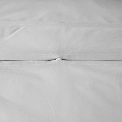 Accessorize Grey 400TC Grey Bamboo Cotton Double Stitched Quilt Cover Set Super King V442-HIN-QUILTCS-BAMBOOCOTTON-GREY-SK