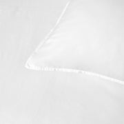 Accessorize White 400TC White Bamboo Cotton Double Stitched Quilt Cover Set Queen V442-HIN-QUILTCS-BAMBOOCOTTON-WHITE-QS
