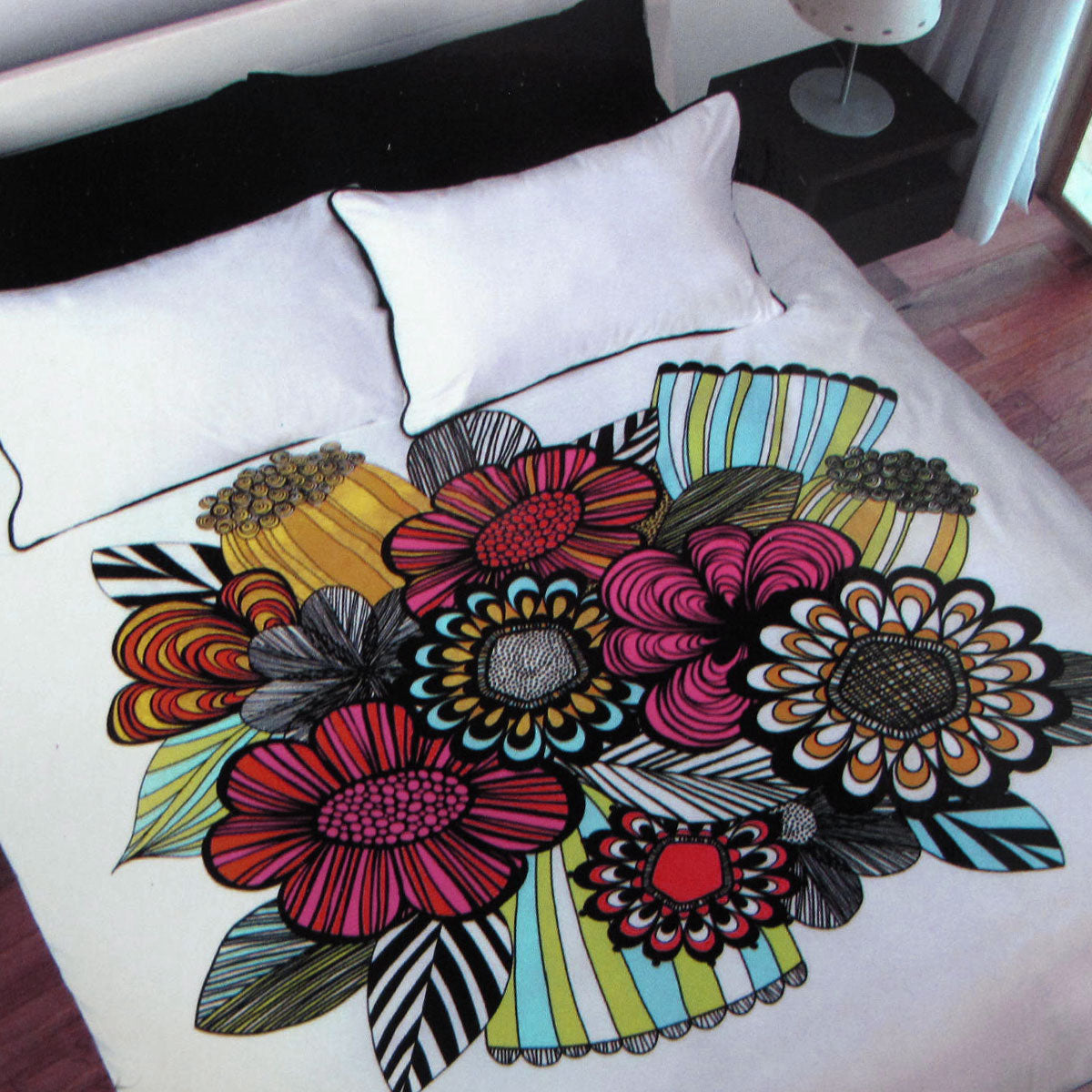 Accessorize Bold Colorful Quilt Cover Set Single V442-HIN-QUILTCS-BOLD-MULTI-SB