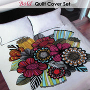 Accessorize Bold Colorful Quilt Cover Set Single V442-HIN-QUILTCS-BOLD-MULTI-SB