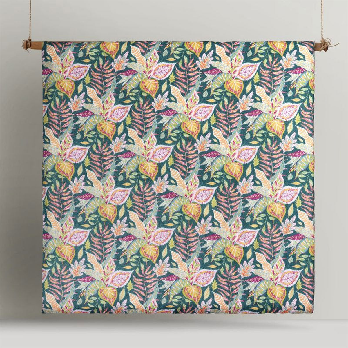 Accessorize Betty Carmila Printed Linen Cotton Quilt Cover Set Queen V442-HIN-QUILTCS-CARMILA-MULTI-QS