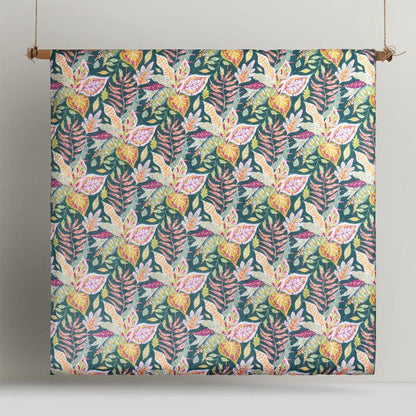 Accessorize Betty Carmila Printed Linen Cotton Quilt Cover Set Queen V442-HIN-QUILTCS-CARMILA-MULTI-QS
