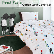 Fiep Westendorp Feest Pastel Cotton Quilt Cover Set Single V442-HIN-QUILTCS-FEEST-PASTEL-SB