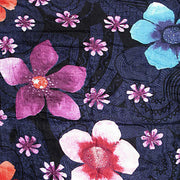 Big Sleep Floating Flowers Quilt Cover Set Single V442-HIN-QUILTCS-FLOATINGFLOWERS-NAVY-SB