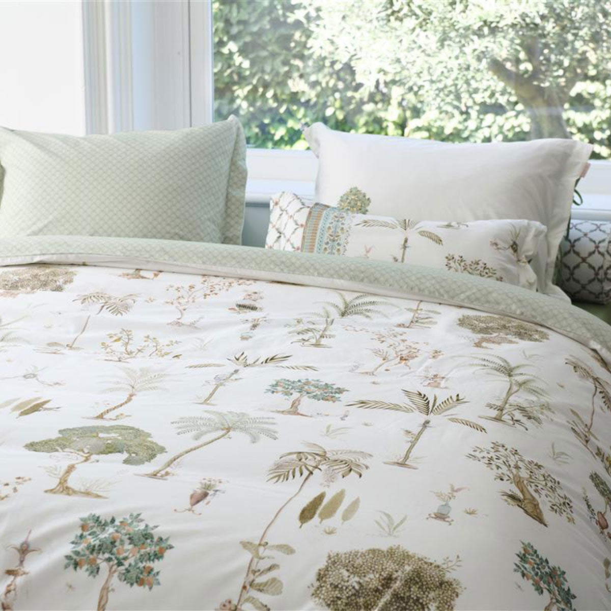 PIP Studio Giardini di Frutta White Cotton Quilt Cover Set King V442-HIN-QUILTCS-GIARDINIDIFRUTTA-WHITE-KI