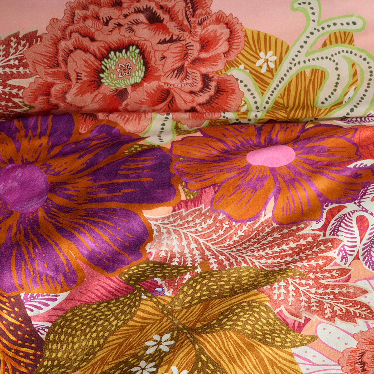 Oilily Livia Multi Cotton Floral Quilt Cover Set Queen V442-HIN-QUILTCS-LIVIA-MULTI-QS