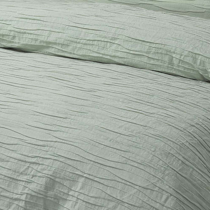 Vintage Design Homewares Malvern Sage Cotton Quilt Cover Set King V442-HIN-QUILTCS-MALVERN-SAGE-KI