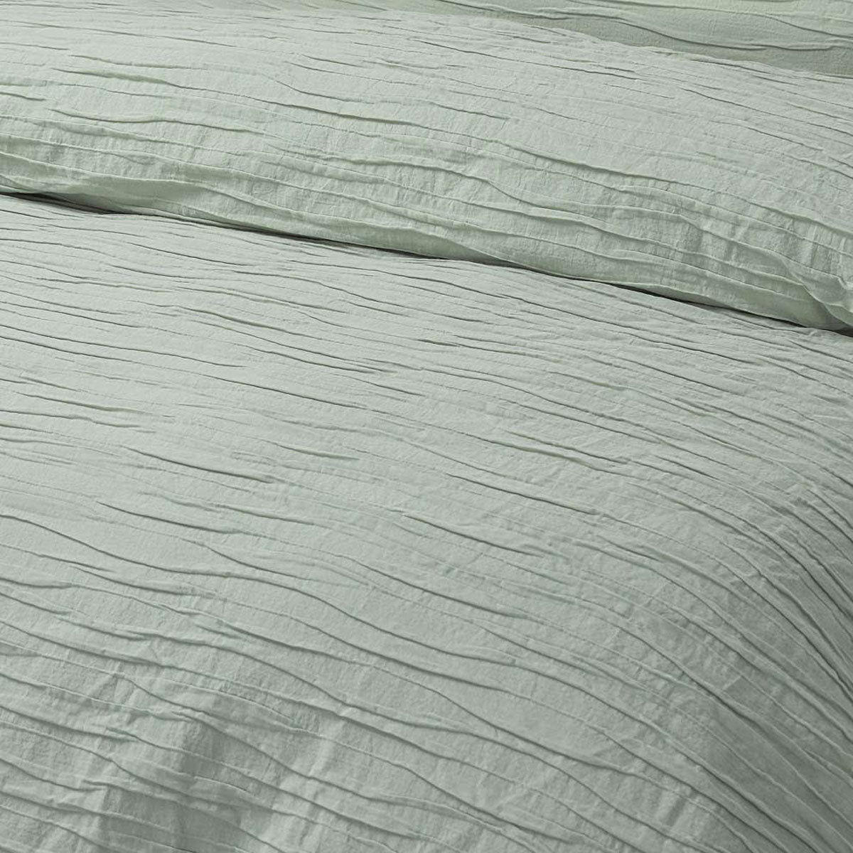 Vintage Design Homewares Malvern Sage Cotton Quilt Cover Set Queen V442-HIN-QUILTCS-MALVERN-SAGE-QS
