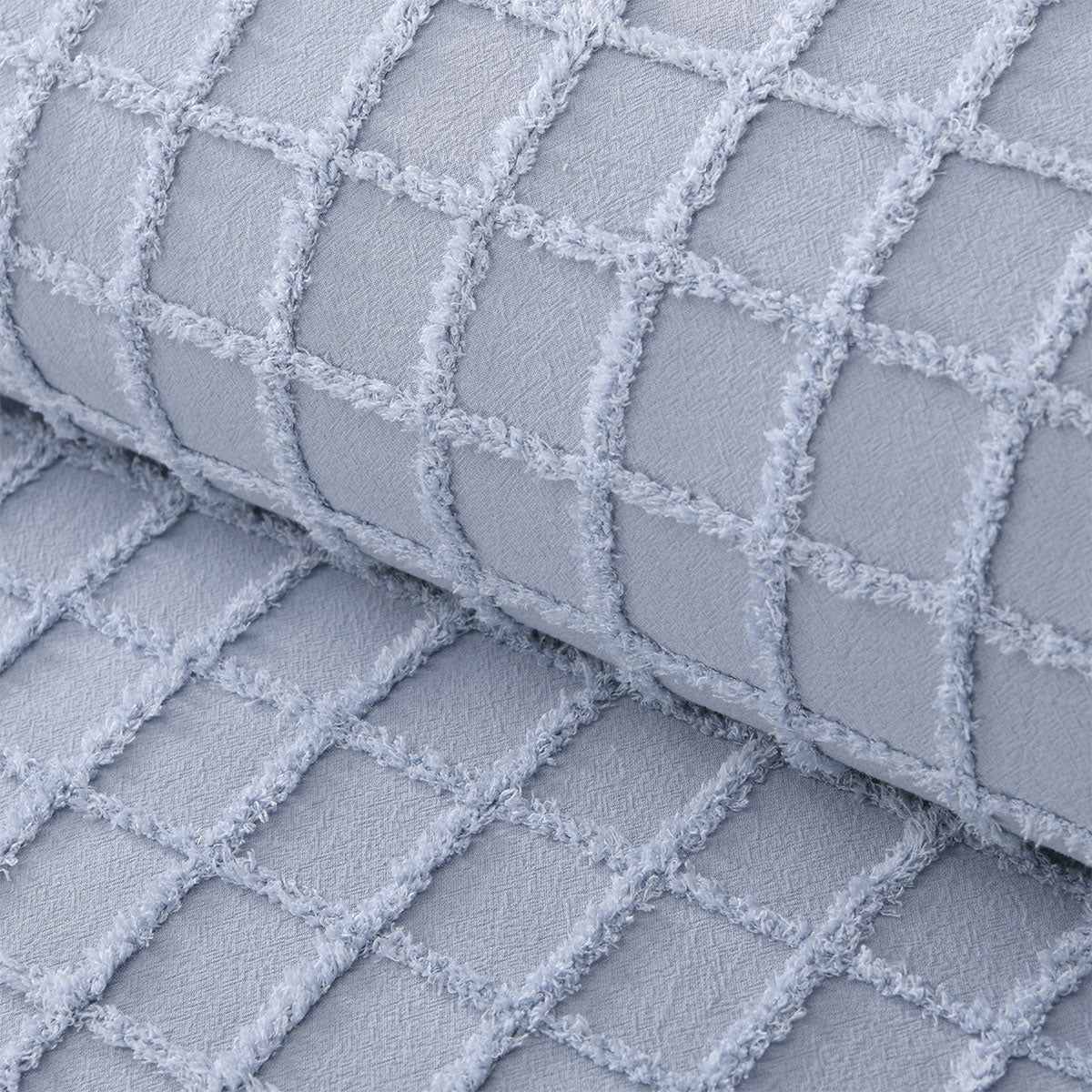 Vintage Design Homewares Parquet Snooze Blue Polyester Cotton Quilt Cover Set Single V442-HIN-QUILTCS-PARQUET-SNOOZEBLUE-SB