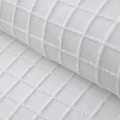 Vintage Design Homewares Parquet White Polyester Cotton Quilt Cover Set Single V442-HIN-QUILTCS-PARQUET-WHITE-SB