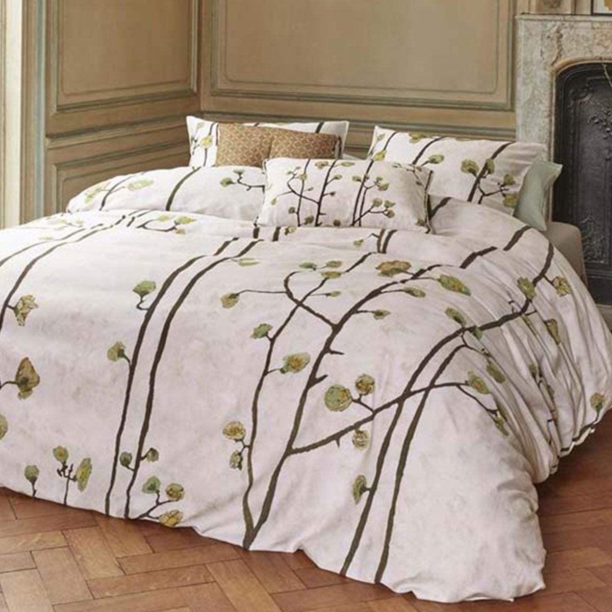 Bedding House Van Gogh Plum Blossoms Sand Cotton Sateen Quilt Cover Set Queen V442-HIN-QUILTCS-PLUMBLOSSOMS-SAND-QS
