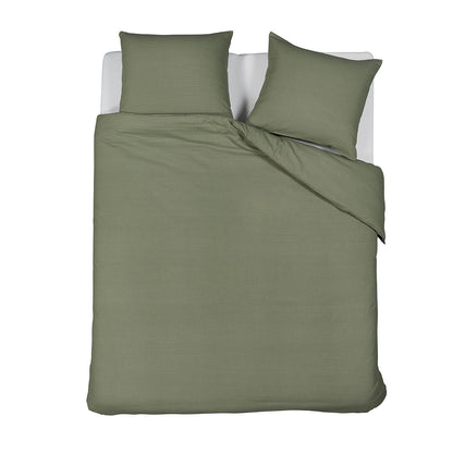 Bedding House Summer Green Seersucker Cotton Quilt Cover Set King V442-HIN-QUILTCS-SUMMERSEERSUCKER-GREEN-KI