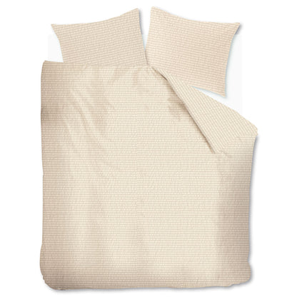 Bedding House Summer Sand Seersucker Cotton Quilt Cover Set Queen V442-HIN-QUILTCS-SUMMERSEERSUCKER-SAND-QS