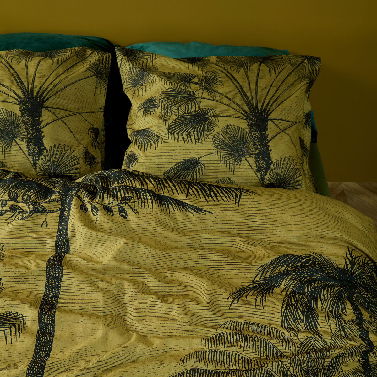 Bedding House Tour du Monde Ochre Cotton Quilt Cover Set King V442-HIN-QUILTCS-TOURDUMONDE-OCHRE-KI