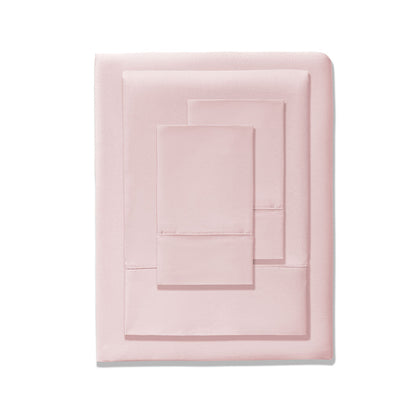 Accessorize 400TC Blush Bamboo Cotton Mega / Super Sheet Set 50cm Wall Queen V442-HIN-SHEETS-BAMBOOCOTTON50CM-BLUSH-QS