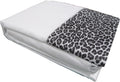 Big Sleep Leopard Sheet Set White DOUBLE V442-HIN-SHEETS-LEOPARD-WHITE-DS