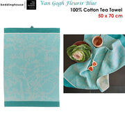 Bedding House Van Gogh Fleurir Blue Tea Towel V442-HIN-TEAT-FLEURIR-BLUE-RE