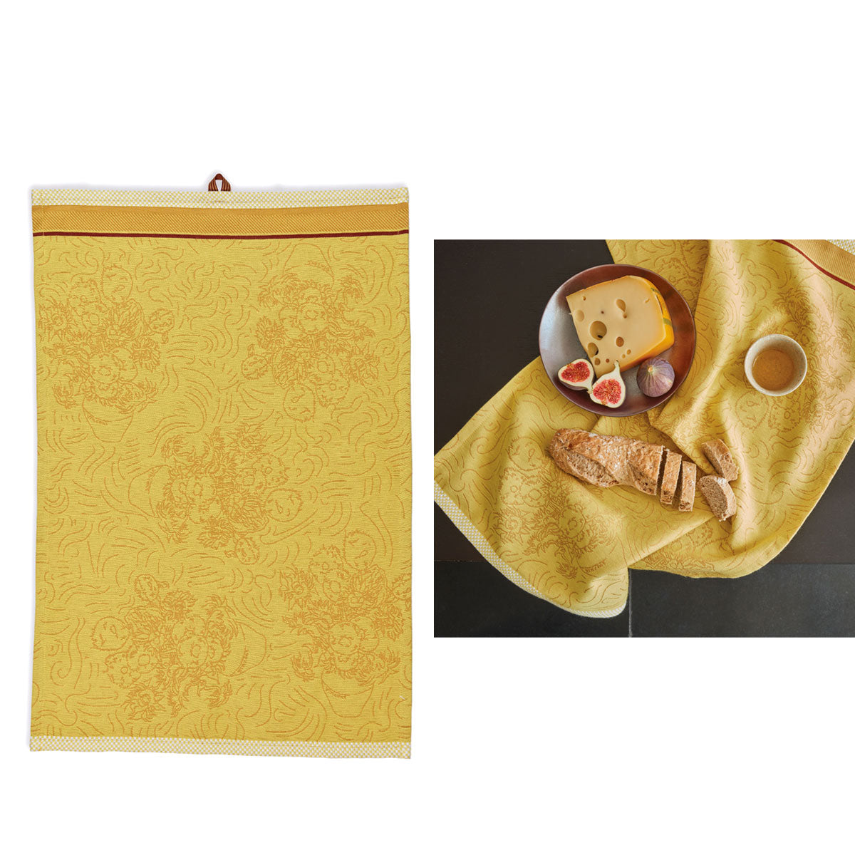 Bedding House Van Gogh Tournesol Yellow Tea Towel V442-HIN-TEAT-TOURNESOL-YELLOW-RE