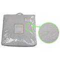 Accessorize 380TC Tencel Throw Rug 120 x 210cm V442-HIN-THROW-TENCEL380TC-WHITE-RE