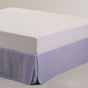 Vintage Design Homewares Lilac French Linen Valance Queen V442-HIN-VALANCE-FRENCHLINEN-LILAC-QS