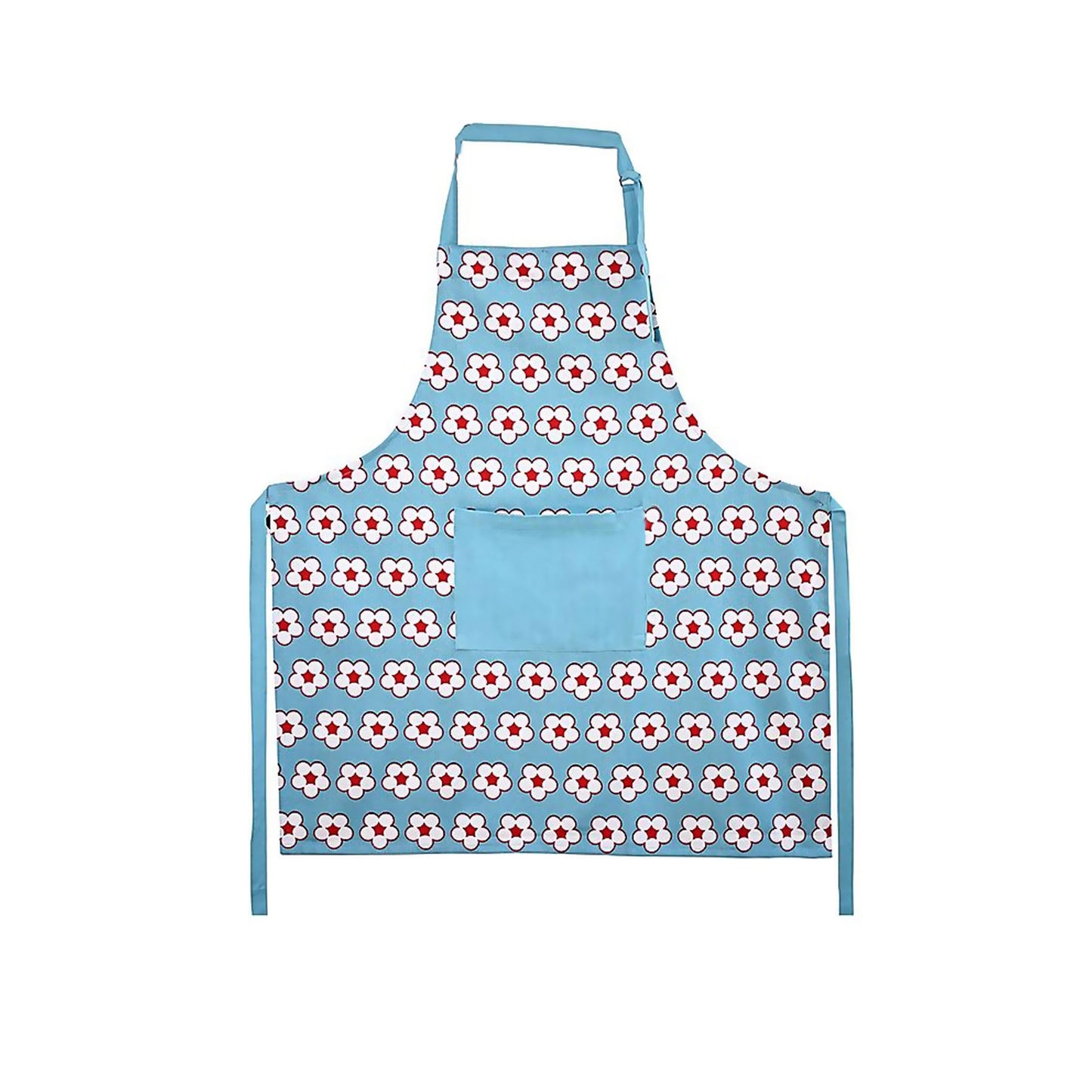 IDC Homewares Cotton Bud Apron Blue V442-IDC-APRON-COTTONBUD-BLUE-SH