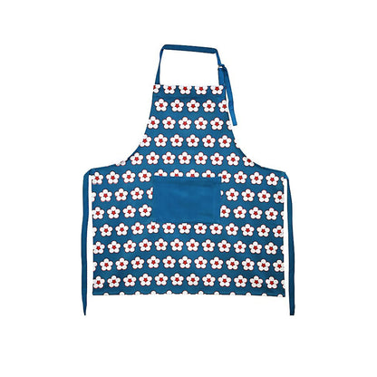 IDC Homewares Cotton Bud Apron Navy V442-IDC-APRON-COTTONBUD-NAVY-SH