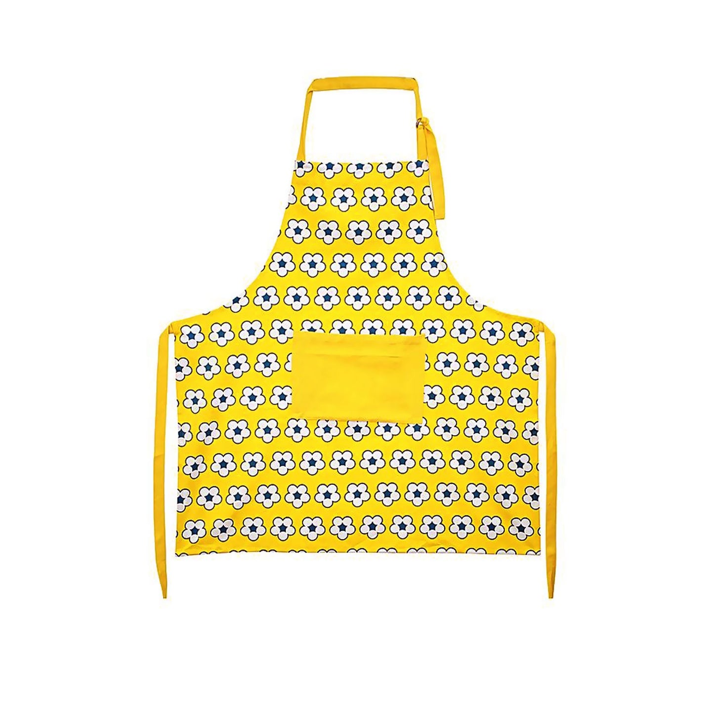 IDC Homewares Cotton Bud Apron Yellow V442-IDC-APRON-COTTONBUD-YELLOW-SH