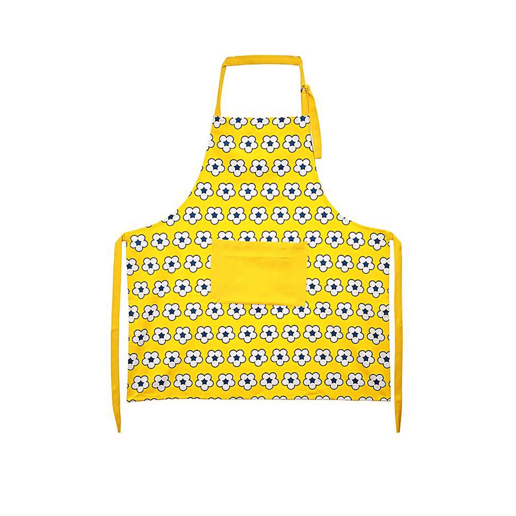 IDC Homewares Cotton Bud Apron Yellow V442-IDC-APRON-COTTONBUD-YELLOW-SH