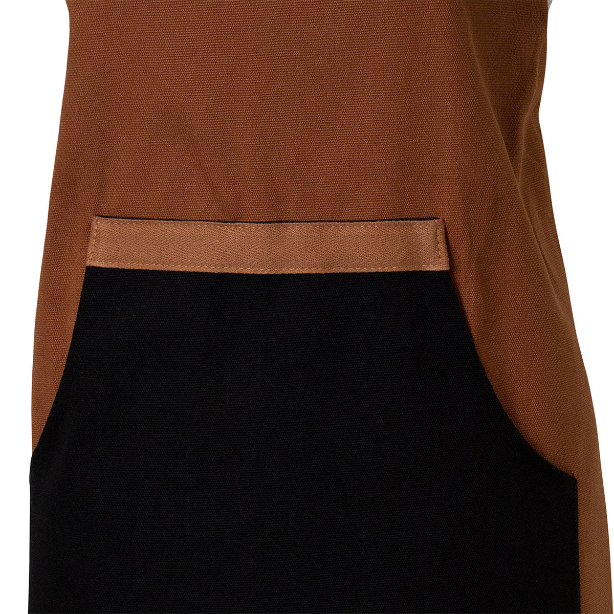 J Elliot Home Selby Cotton Apron 83 x 68 cm Ginger & Black V442-IDC-APRON-SELBY-GINGER-SH