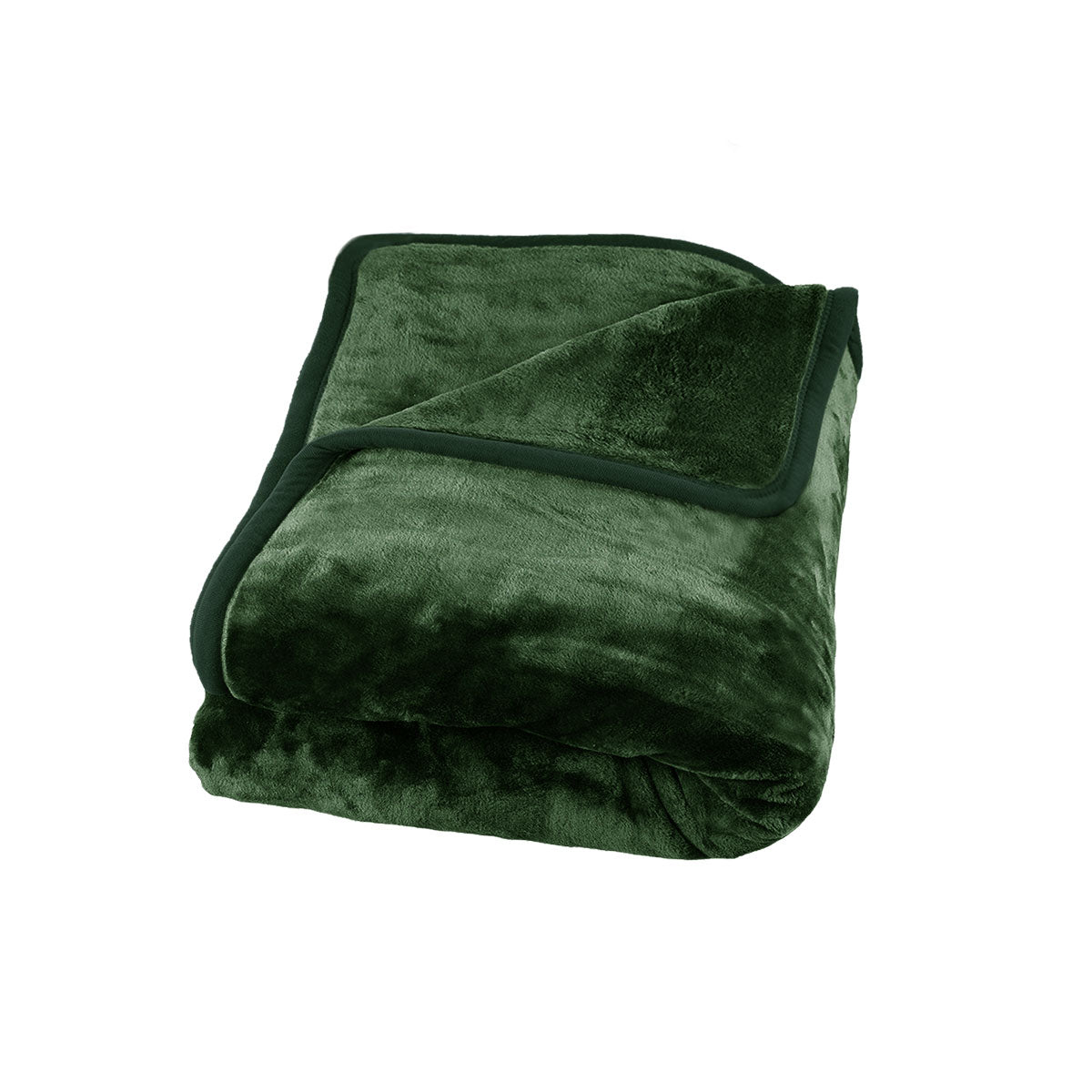 J Elliot Home 800GSM Luxury Winter Thick Mink Blanket Sea Kelp King V442-IDC-BLANKET-800GSMMINK-SEAKELP-KI