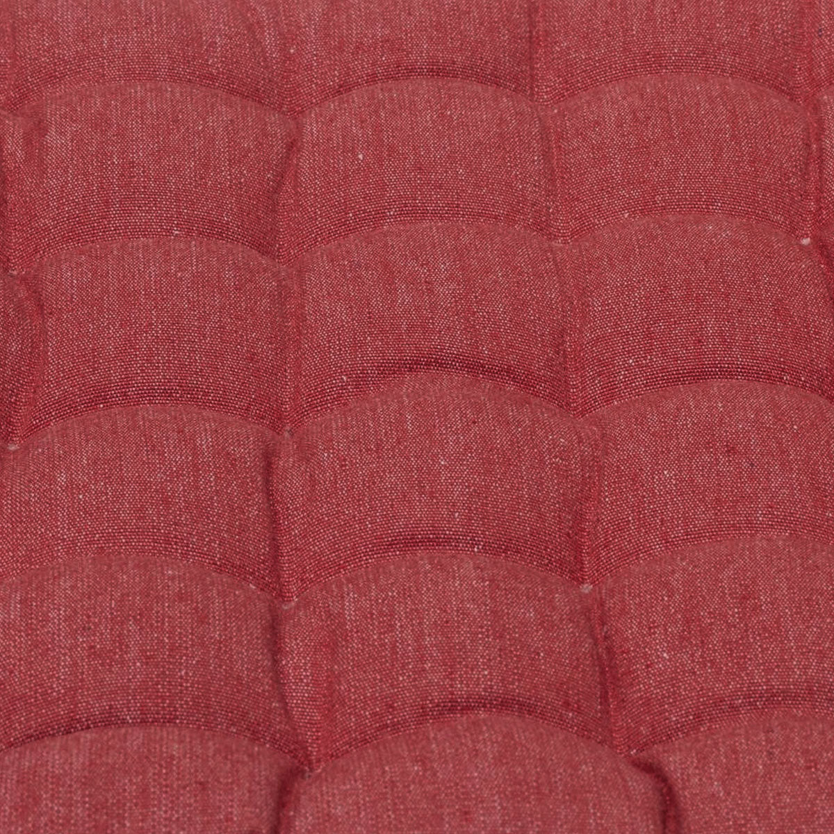 J Elliot Home Set of 2 Outdoor 100% Cotton Chair Pads 40 x 40 cm Solid Red V442-IDC-CHAIRPAD-SETOF2COTTONSOLID-RED-SQ