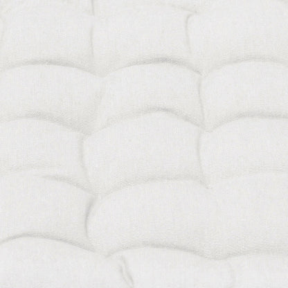 J Elliot Home Set of 2 Outdoor 100% Cotton Chair Pads 40 x 40 cm Solid White V442-IDC-CHAIRPAD-SETOF2COTTONSOLID-WHITE-SQ