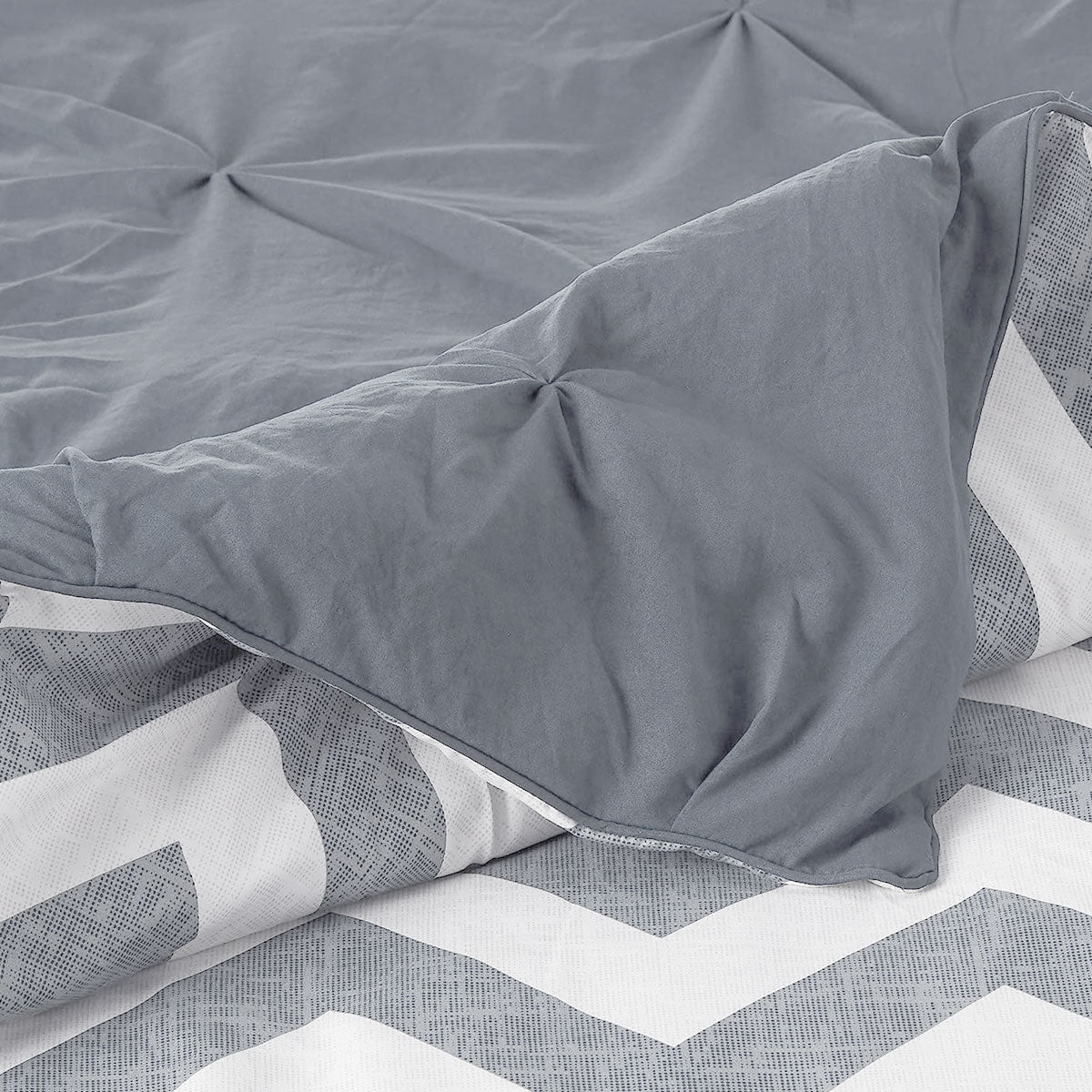 J Elliot Home 6 Pcs Ella Grey Comforter Set Single V442-IDC-COMFORTER-6PCELLA-GREY-SB