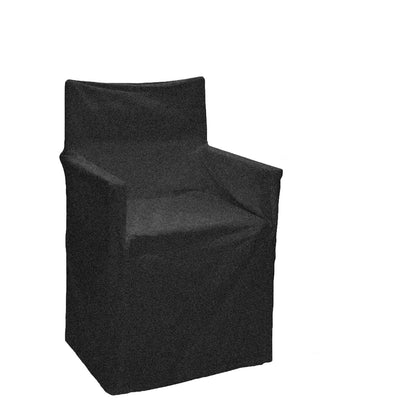 IDC Homewares Cotton Director Chair Cover Black V442-IDC-COUCHC-DIRECTORPLAIN-BLACK-SH