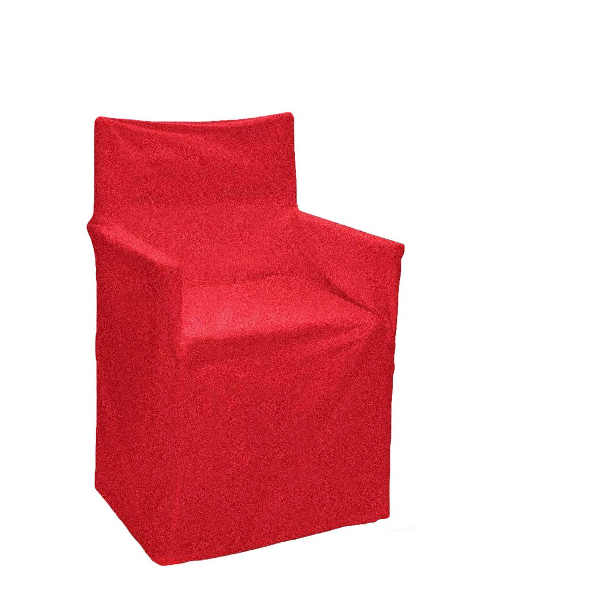 IDC Homewares Cotton Director Chair Cover Red V442-IDC-COUCHC-DIRECTORPLAIN-RED-SH