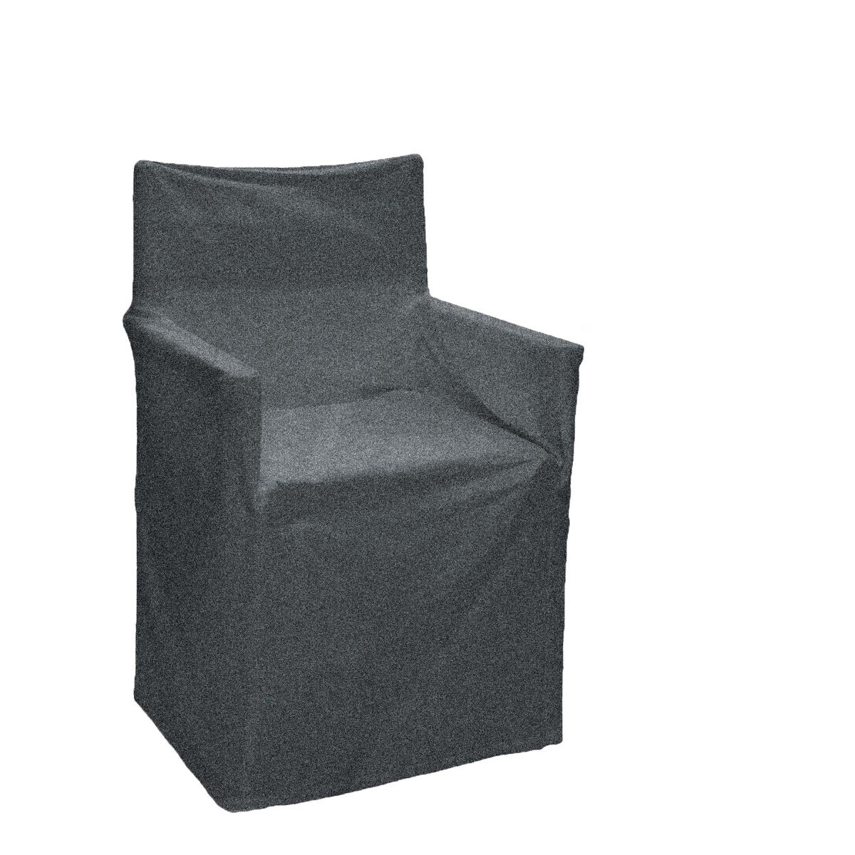 IDC Homewares Cotton Solid Director Chair Cover Charcoal V442-IDC-COUCHC-DIRECTORSOLID-CHARCOAL-SH