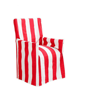IDC Homewares Cotton Director Chair Cover Red Stripes V442-IDC-COUCHC-DIRECTORSTRIPES-RED-SH