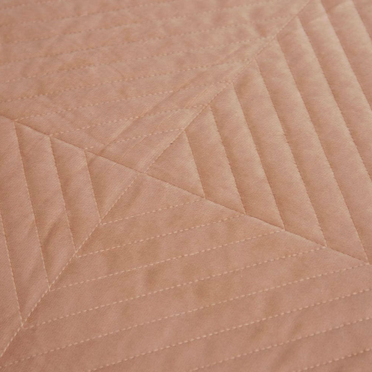 J.Elliot Home Merida Clay Pink Velvet Quilted Coverlet Set Queen/King V442-IDC-COVERLET-MERIDA-CLAYPINK-QS