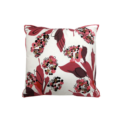 IDC Homewares Amelia Applique Pink Filled Cushion 43 x 43 cm V442-IDC-CUSHION-AMELIAAPPLIQUE-PINK-SQ