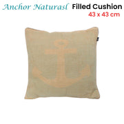 J.Elliot Home Anchor Natural Filled Cushion 43 x 43 cm V442-IDC-CUSHION-ANCHOR-NATURAL-SQ