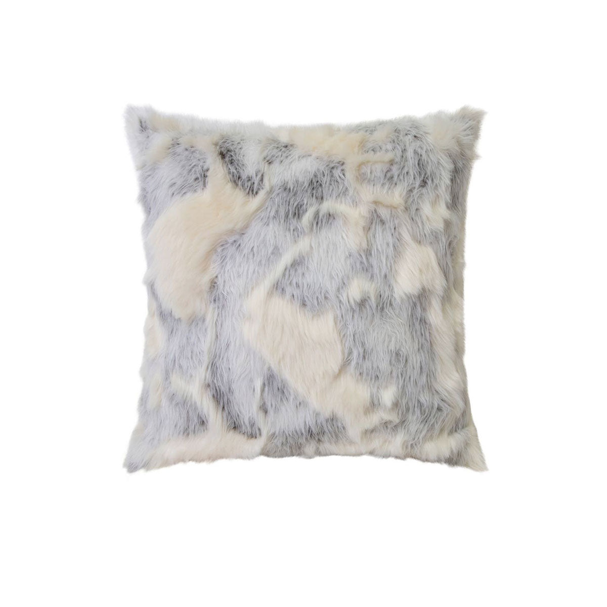 J Elliot Home Arctic Luxury Faux Fur Filled Cushion 50 x 50cm V442-IDC-CUSHION-ARCTIC-CREAM-SQ