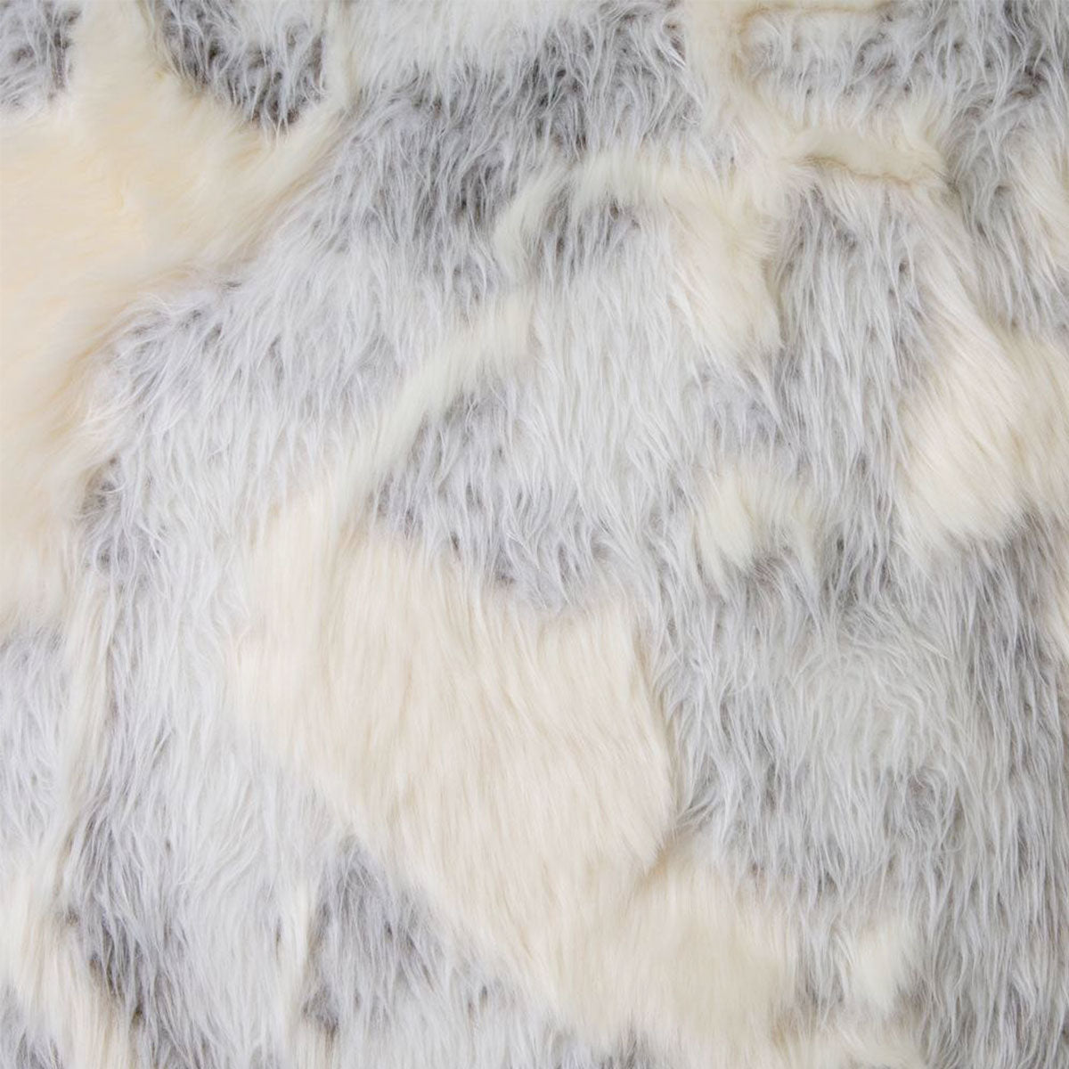 J Elliot Home Arctic Luxury Faux Fur Filled Cushion 50 x 50cm V442-IDC-CUSHION-ARCTIC-CREAM-SQ