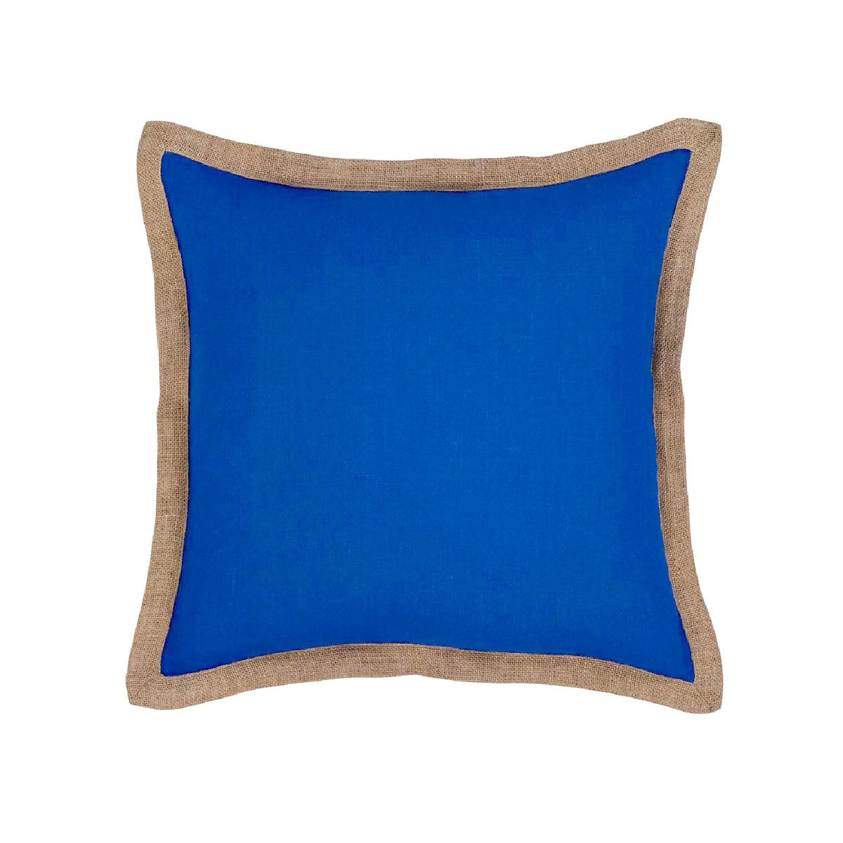 J Elliot Home Hampton Linen Filled Cushion 50 x 50 cm Blue V442-IDC-CUSHION-HAMPTON-BLUE-SQ